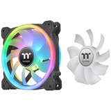 Thermaltake SWAFAN 12 RGB 120x120x25, Gehäuselüfter schwarz, 3er Pack, inkl Controller