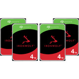 Ugreen DX4800 Plus + 4x 4 TB Seagate IronWolf HDD Bundle, NAS 