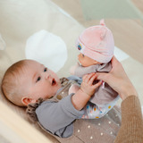 ZAPF Creation BABY born® Sweetie for babies Mauve 30cm, Puppe grau