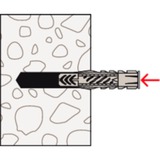 fischer Universaldübel UX 8x50 hellgrau, 100 Stück