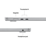 Apple MacBook Air (15") 2025 CTO, Notebook silber, 32 GB, 1 TB (1 TB SSD), M4, Deutsch
