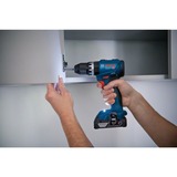 Bosch Akku-Schlagbohrschrauber GSB 18V-45 Professional, 18Volt blau/schwarz, 2x Li-Ionen Akku 2,0Ah, 82-teiliges Zubehör-Set, in L-Case