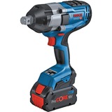 Bosch Akku-Schlagschrauber BITURBO GDS 18V-1050 H Professional, 18Volt blau/schwarz, 2x Akku ProCORE18V 8,0Ah, 3/4", in L-BOXX