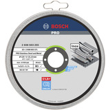 Bosch Trennscheibe Standard for Inox - Rapido, Ø 125mm 10 Stück, Bohrung 22,23mm, WA 60 T BF, gerade