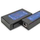 Digitus Einseitiger Kabeltester für RJ45 Netzwerkkabel schwarz, mit Schutzkoffer