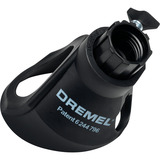 Dremel Vorsatzgerät zum Entfernen von Fugenmörtel (568), Fräser schwarz, bei Wand- und Bodenfliesen 