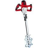 EINHELL Farb-Mörtelrührer TE-MX 1600-2 CE Twin, Rührwerk rot/schwarz, 1.600 Watt