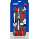 KNIPEX Zangen-Set "KFZ" 002001V16 rot/schwarz, präzise zugeschnittene Schaumstoffeinlage