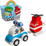 LEGO 10957 DUPLO Mein erster Feuerwehrhubschrauber und mein erstes Polizeiauto, Konstruktionsspielzeug