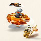LEGO 71873 Ninjago Cole vs. Böser Cole Spinner-Angriff, Konstruktionsspielzeug 
