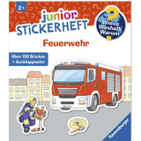 Ravensburger Wieso? Weshalb? Warum? junior Stickerheft - Feuerwehr, Lernbuch 