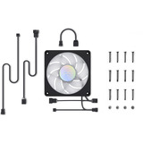 Alphacool Apex Stealth Metall Aurora 120, Gehäuselüfter schwarz, 120 mm