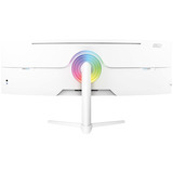 Arozzi Nova 49TUW165, Gaming-Monitor 124.5 cm (49 Zoll), weiß, UWQHD, VA, Curved, HDMI, DP, USB-C, USB-Hub, 165Hz Panel