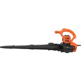 BLACK+DECKER 3-in-1 Elektro-Laubsauger BEBLV290-QS, Laubsauger/Laubbläser schwarz/orange, 2.900 Watt