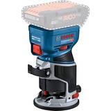 Bosch Professional Akku-Kantenfräse GKF 18V-8 Professional solo, 18Volt, Oberfräse blau/schwarz, ohne Akku und Ladegerät, in L-BOXX