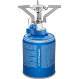 Campingaz Campingkocher Twister Connect, Gaskocher silber/blau, 2,9 kW