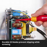 EINHELL Elektriker-Schraubendreher-Set VDE, 5-teilig rot/gelb