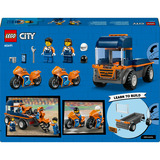 LEGO 60491 City Motorradtransporter, Konstruktionsspielzeug 