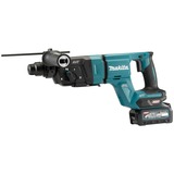 Makita Akku-Kombihammer HR007GM201 XGT, 40Volt, Bohrhammer blau/schwarz, 2x Li-Ion Akku 4,0Ah