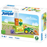 PLAYMOBIL 71773 JUNIOR: Traktor mit Pflanzmaschine, Konstruktionsspielzeug 
