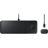 SAMSUNG Wireless Charger Trio EP-P6300, Ladestation schwarz