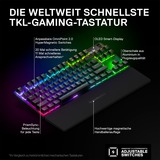 SteelSeries Apex Pro TKL Wireless, Gaming-Tastatur schwarz, DE-Layout, SteelSeries OmniPoint 2.0