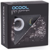 Alphacool Eiszapfen Verlängerung G1/4 AG auf G1/4 IG - White weiß, für weiche Schläuche (PVC, Silikon, Neoprene)