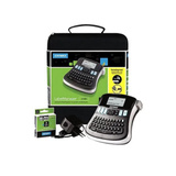 Dymo LabelManager 210D+ im Koffer, Beschriftungsgerät schwarz/silber, mit QWERTZ-Tastatur, S0964070
