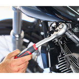 EINHELL E-Case Werkzeugkoffer Werkstatt, 92-teilig, Werkzeug-Set schwarz/rot