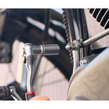 EINHELL E-Case Werkzeugkoffer Werkstatt, 92-teilig, Werkzeug-Set schwarz/rot