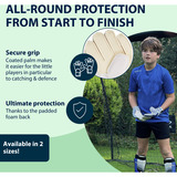 HUDORA Torwarthandschuhe für Kinder, grün, Gr. M grün/weiß, für Kinder ab 5 Jahren