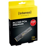 Intenso Premium 250 GB, SSD PCIe 3.0 x4, NVMe 1.3, M.2 2280