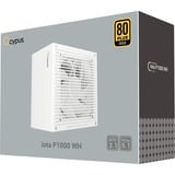 Ocypus Iota P1000 White, PC-Netzteil weiß, 1x 12-Pin High Power GPU, 3x PCIe, Kabelmanagement, 1000 Watt