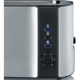 Severin Automatik-Langschlitztoaster AT 2590 edelstahl/schwarz, 1.400 Watt, für 4 Scheiben Toast