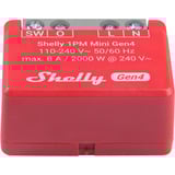Shelly 1PM Mini Gen4, Relais rot, 2er Pack