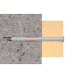fischer Langschaftdübel DuoXpand 10x140 T hellgrau/rot, 50 Stück