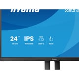 iiyama ProLite XB2495WSC-B1 61.1 cm (24 Zoll), schwarz (matt), WUXGA, IPS, HDMI, USB-C, USB-Hub, 100Hz Panel
