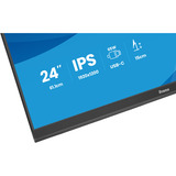 iiyama ProLite XB2495WSC-B1 61.1 cm (24 Zoll), schwarz (matt), WUXGA, IPS, HDMI, USB-C, USB-Hub, 100Hz Panel