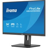 iiyama ProLite XB2495WSC-B1, LED-Monitor 61.1 cm (24 Zoll), schwarz (matt), WUXGA, IPS, HDMI, USB-C, USB-Hub, 100Hz Panel