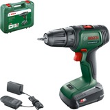 Bosch Heimwerken & Garten Akku-Bohrschrauber UniversalDrill 18V grün/schwarz, Li-Ionen Akku 2,5Ah, Koffer, POWER FOR ALL ALLIANCE