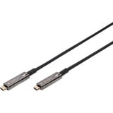Digitus 4K USB-C AOC AV-Anschlusskabel schwarz, 10 Meter
