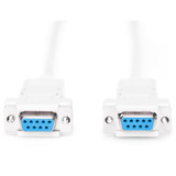 Digitus Null-Modem Anschlusskabel beige, 3 Meter
