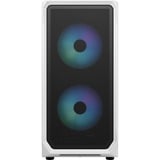 Fractal Design Focus 2 RGB White TG Clear Tint, Tower-Gehäuse weiß, Tempered Glass