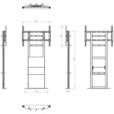 HAGOR Pro-Tower Wall, Halterung schwarz