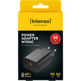 Intenso Power Adapter W30AC, Ladegerät schwarz, 30W