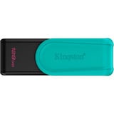Kingston DataTraveler Exodia S 128 GB, USB-Stick schwarz/hellblau, USB-A 3.2 Gen 1