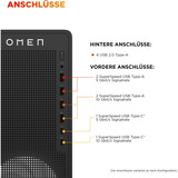 OMEN 16L Gaming Desktop TG03-0186ng, Gaming-PC schwarz, ohne Betriebssystem