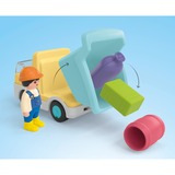 PLAYMOBIL 71686 Junior: LKW mit Sortiergarage, Konstruktionsspielzeug 
