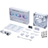 Phanteks D30-120 PWM Reverse DRGB, Gehäuselüfter weiß, 120 mm