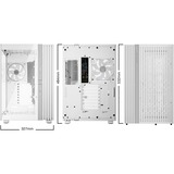 be quiet! Light Base 900 FX, Big-Tower-Gehäuse weiß, Tempered Glass x 2